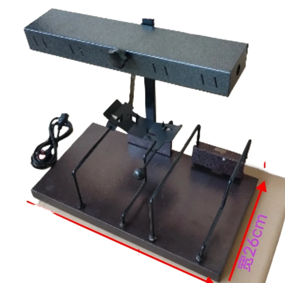 

Electric cheese melter, semi-round cheese melter