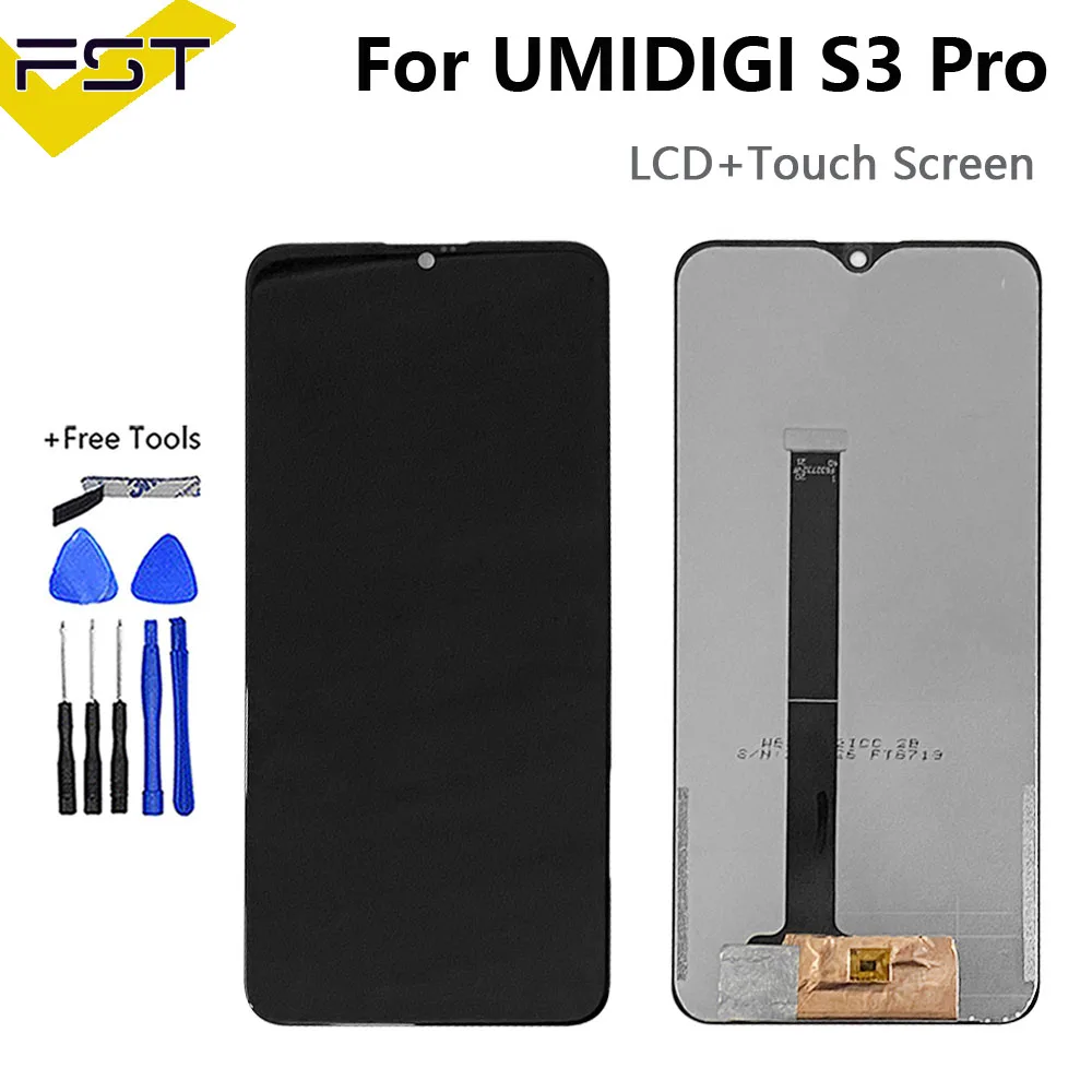 

6.3 inch UMIDIGI S3 Pro LCD Display Touch Screen 100% Original Tested LCD Digitizer Parts For UMIDIGI S3Pro lcd Display