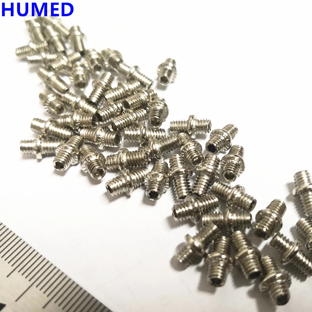 2025New Fahrrad Pedal Anti-Skid Bolzen M4 Stahl Pin Nagel MTB Rennrad Hexagona Pedal Pin Schrauben – Detail 1