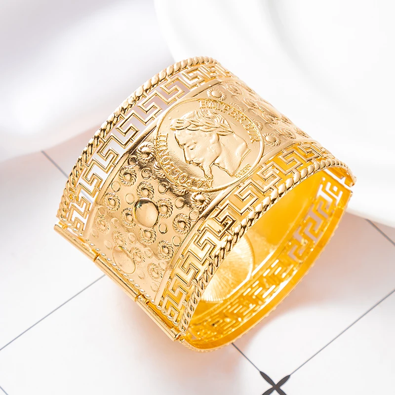 

Elegant Golden Coin Bracelet Safety Chain Ideal For Wedding Gifts Anniversaries Bridal Party Presents