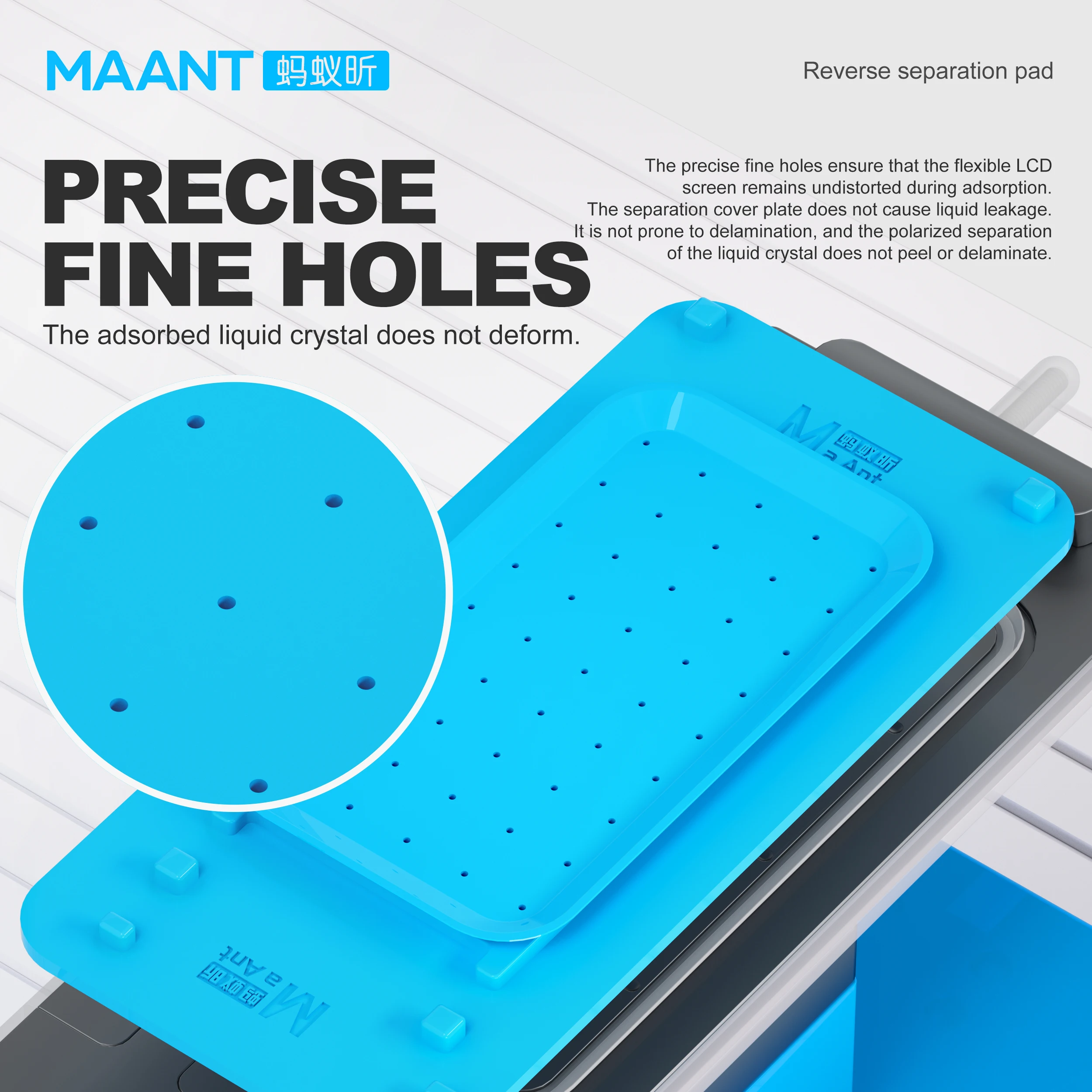 MaAnt Anti-slip Heat-resistant Silicone Pad For 7-inch LCD Screen Separator Mobile Phone Curved Screen Repair Tool