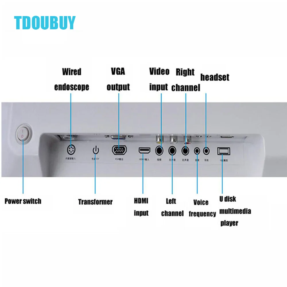 TDOUBUY 17 inch HD Digital oral camera WIFI dental intraoral camera All In One Computer intraoral camera with bracket holder