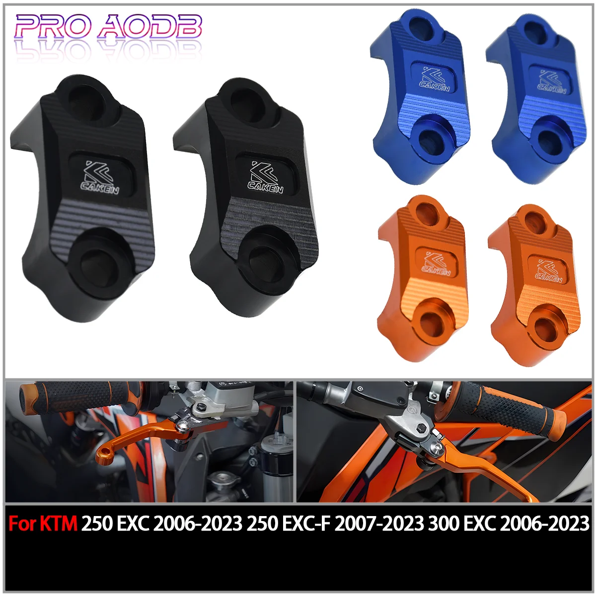 

For KTM 250 300 EXC EXCF SXF 350 400 450 500 530 SX 65 85 Motorcycle 22MM CNC Brake Clutch Master Cylinder Clamp Cover 2006-2023