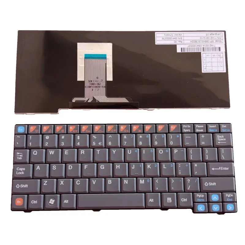 Новая Серая Клавиатура для ноутбука teclado exo x355 x352