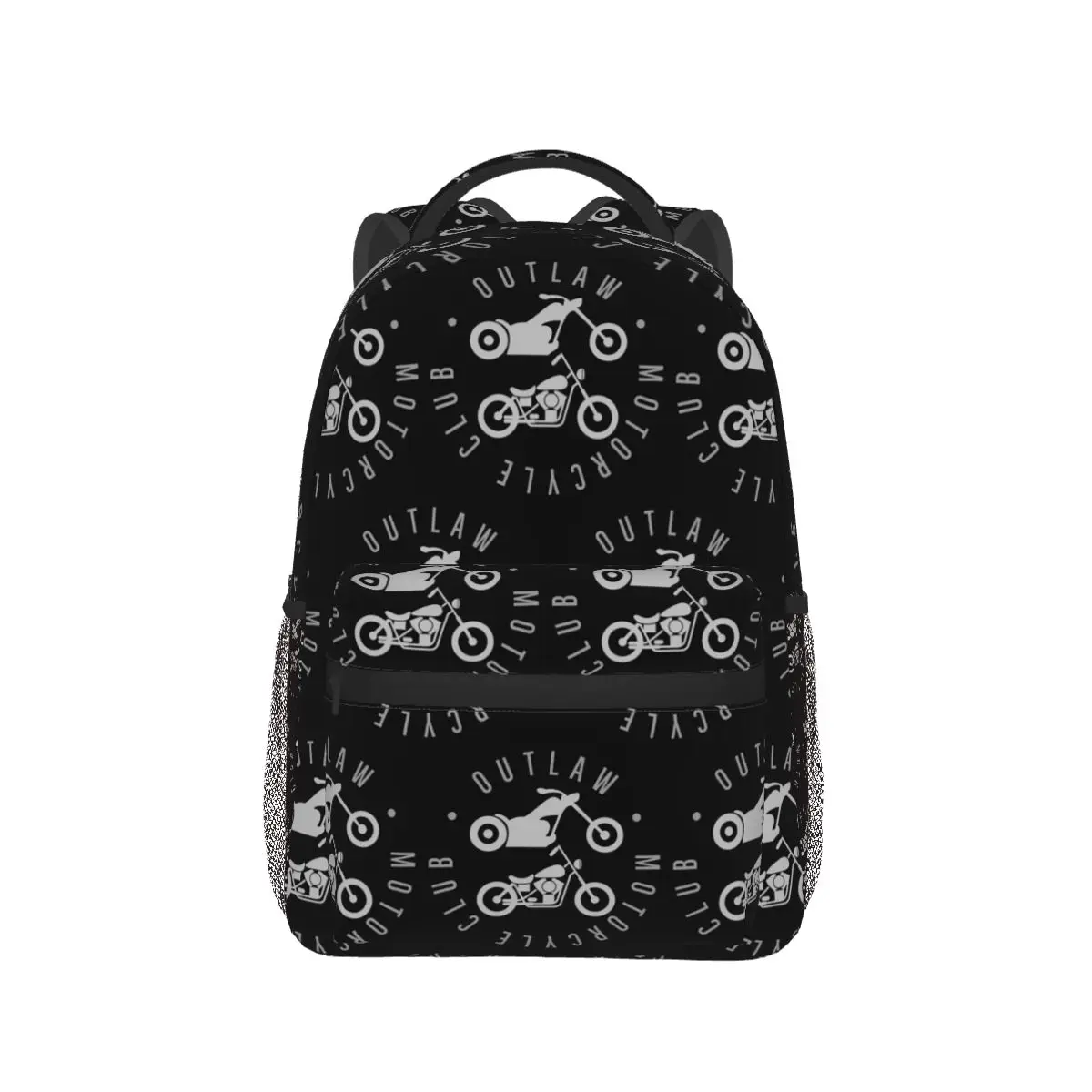 

Outlaw Motorcycle Club Backpack Hot Sale Daypack Large Capacity Boys Girls BookBag School Bag Shoulder Bags for Men Women