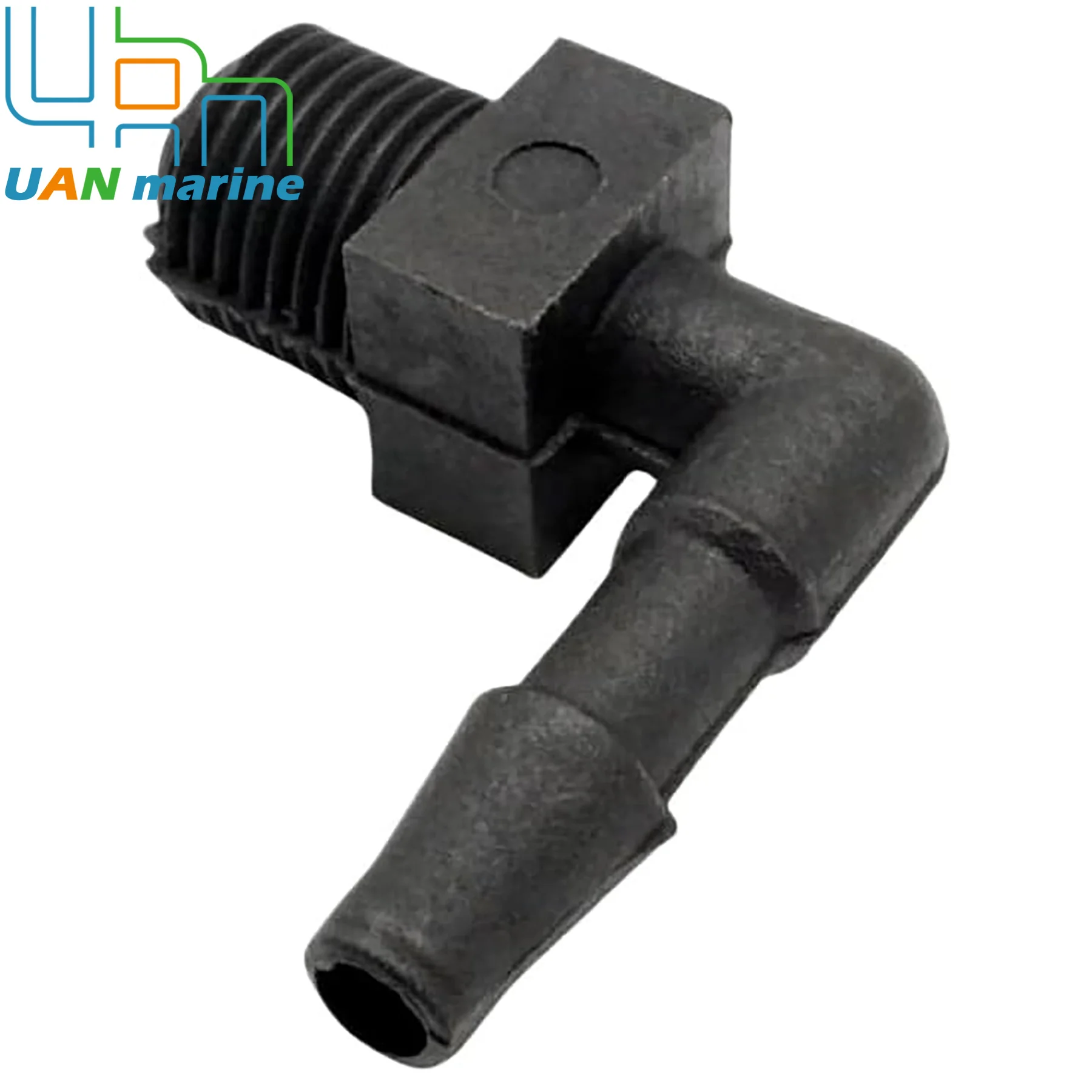 2 Pcs Elbow To Hose Barb 321886 Comaptible with Johnson Evinrude 9.9 To 60 HP Marine Engines 0321886 Intake Pee Hose Elbow