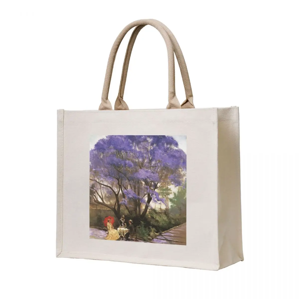 

Godfrey Rivers - Under The Jacaranda 1903 Tote Bag Handbags women Fabric bag shopper bag woman reusable grocery bags