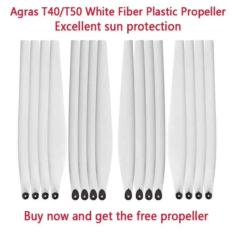 Copy Agras T20P/T40/T50 U5413 L5415 Carbon Fiber Plastic Mix White Propellers for DJI Agras Agriculture Drone Parts Accessories