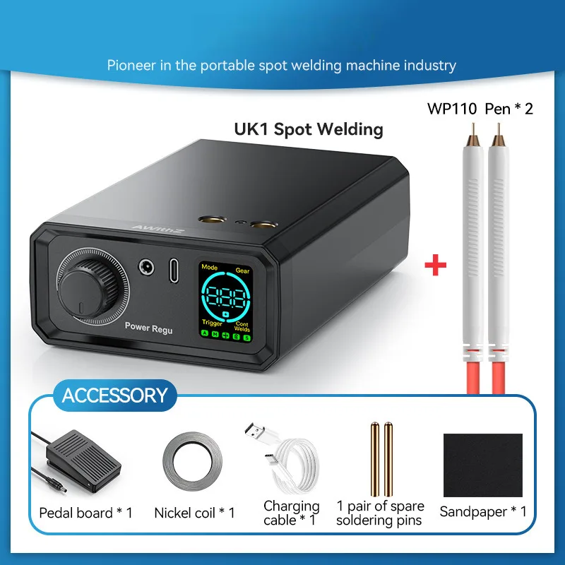 9000 واط مجموعة لحام البقعة الصغيرة لتقوم بها بنفسك التلقائي 18650 بطارية حزمة لحام المحمولة ماكينة لحام نقطي القلم لشريط النيكل 0.15 مللي متر #2