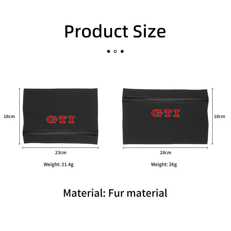 Car Seatbelt Shoulder Pad Auto Seat Belt Protective Padding Cover For Volkswagen VW Golf 4 6 7 GTI Tiguan Passat B5 B6 B7 Jetta