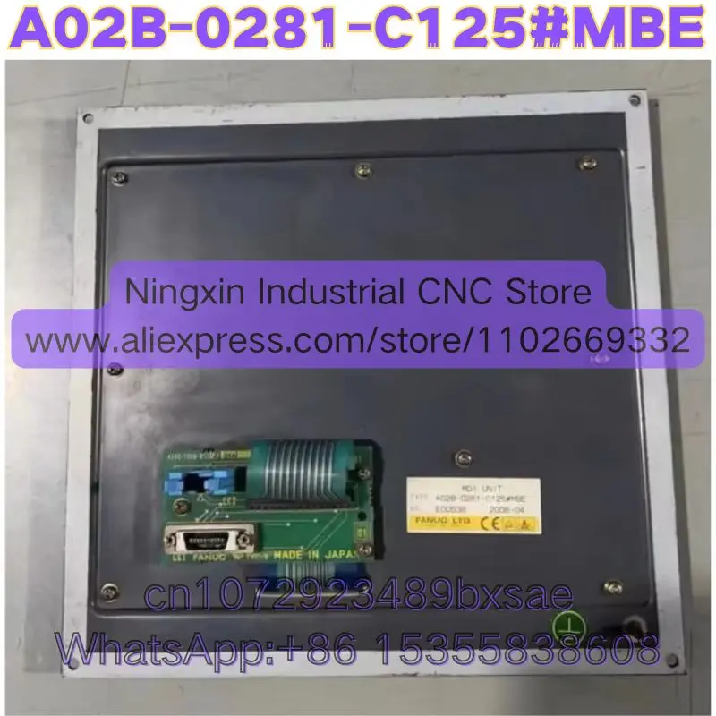 Used FANUC A02B-0281-C125#MBE A02B 0281 C125 #MBE Host Keypad Tested OK