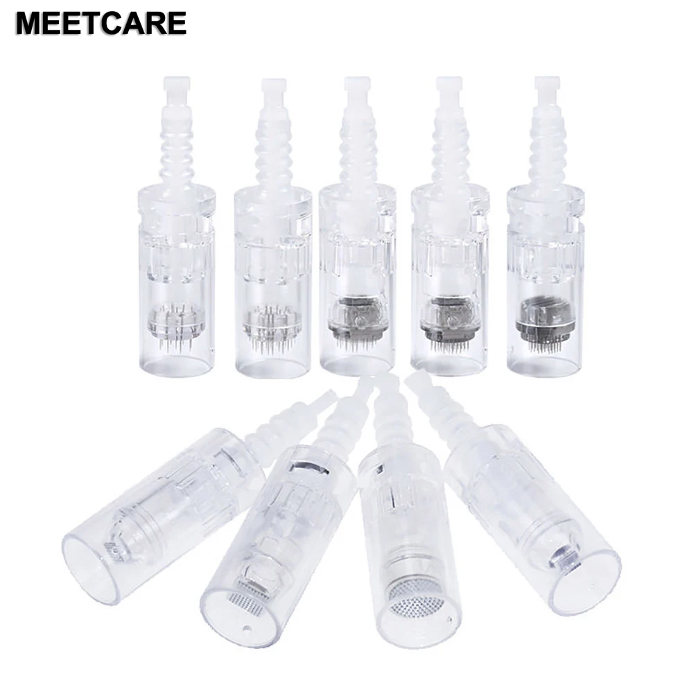 Bajonett Derma Pen Patrone Nadel 9/12/24/36/42/Nano Dermapen Nadeln für Dr Pen M7 M5 N2 E30 A10 Mikronadel Ersatzspitze
