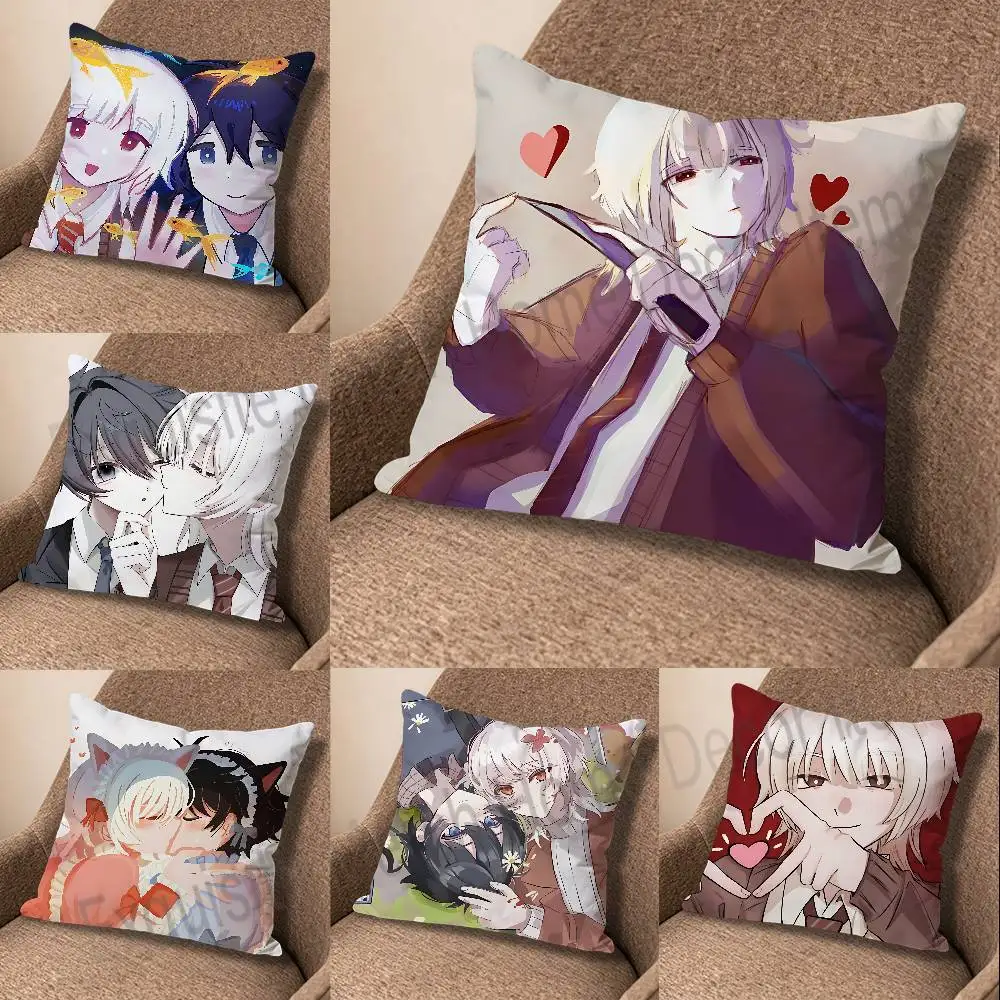 S-Saihate Game S-Station Various Sizes Square Pillow Case For Car Home Bedchamber Decor Custom Valentine gift