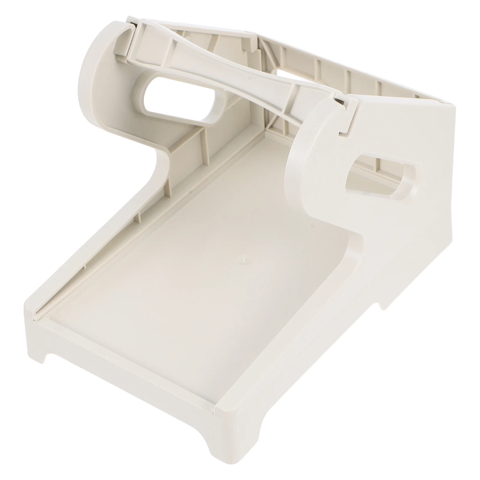 

Label Holder for Thermal Printer Stand Desktop Office White Home Stands Compatible Printers Easy Assembly Space Saving Design