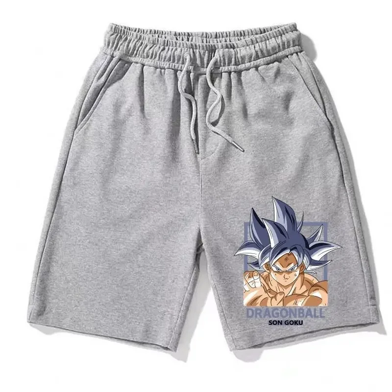 لعبة دراغون بول رمادي فاتح السراويل القطنية أنيمي سراويل تقليدية الرجال النساء سون جوهان الأرجواني الحدود دراغون بول النص الرباط الخصر الجانب