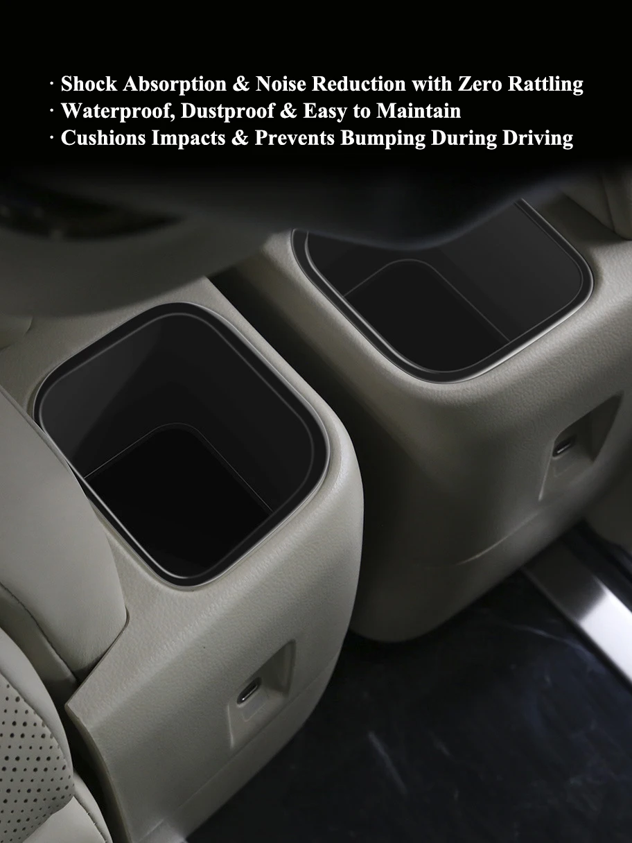 2PCS Car Silicone Cup Holder Insert Organizer for 2023 Toyota ALPHARD/VELLFIRE 40 Series 2023 2024 Accessories Middle Seats