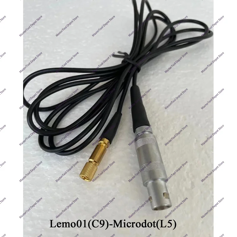 BNC/Microdot Connector Single Cable Probe for LEMO C5-C9 C9-C9 NDT Test Electronics Repair and Maintenance Tool