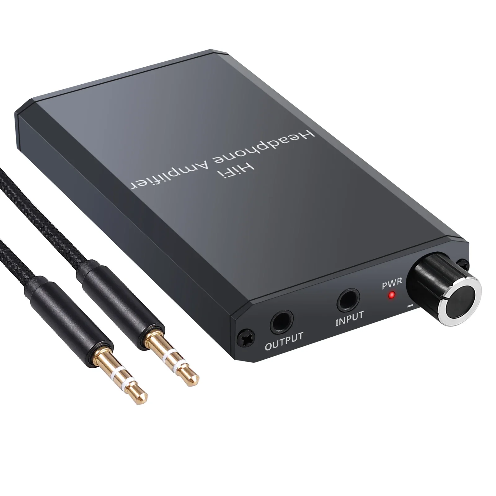 16-300Ω HiFi headphone Amplifier 3.5mm AUX in and out Earphone Amp With Two-stage gain switch For MP3 MP4 mobile phone computer