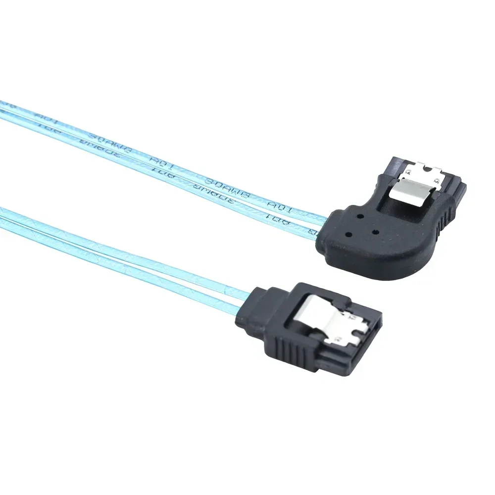 2PCS/LOT Connect Your Server with Ease Using SATA 7Pin Female to 12G SAS Cables with Left Angle 180 Degree Bend