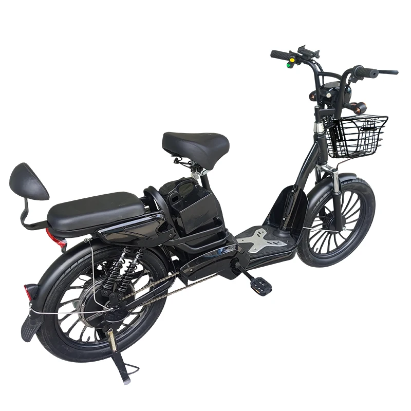 Manufacture,20 Inch Fat Tire Household Electric Bike,Cargo Black E-bike,350W 60V Lithium Battery Electric Bicycle,OEM