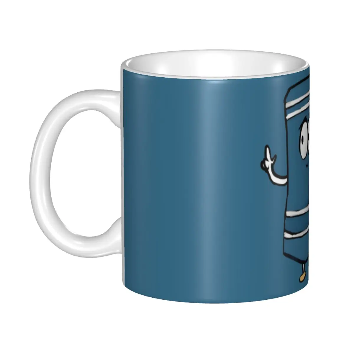 Custom DIY Towelies Ceramic Mugs Funny Cartoon Coffee Cup Creative Gift
