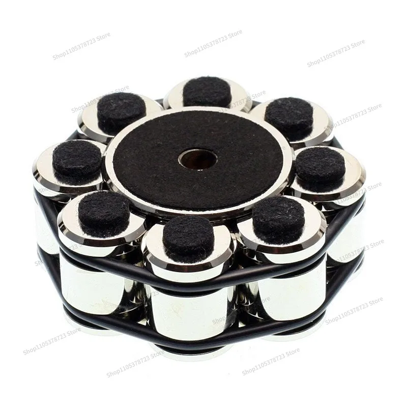 For Stainless Steel Vinyl Record Player Pressure Pressure Anti-slip Shock Absorption To Improve Sound Quality Phono Disc Town
