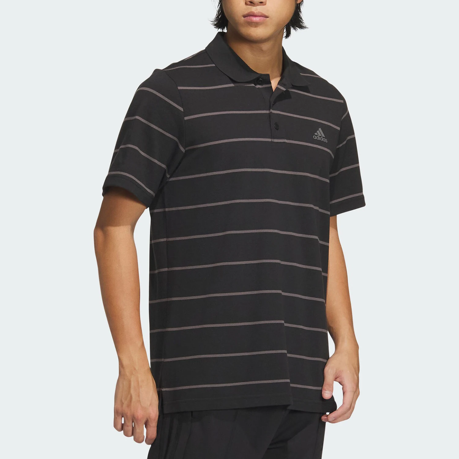 Adidas Official Genuine FI STRIPE POLO Men's Striped Polo Shirt IT3920