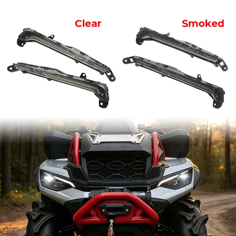UTV Front LED DRL Daytime Running Light Auxiliary Lamps For Can-Am Outlander 1000R/ Max 1000R XT XTP LTD DPS 2025-2026