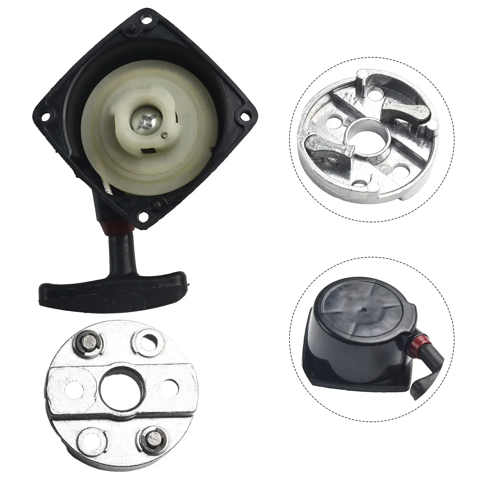 

Fit For 23cc 26cc Recoil Pull Starter Recoil Starter 52MM EB650 EBD600 Garden Replacement Tool Recoil Pull Starter