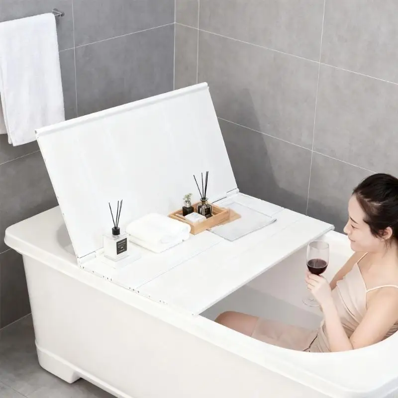 

Transportable Soaking Pool Cover White Collapsing Plan Environmental Friendly PVC Substance Heat Conservation For Family 37JD