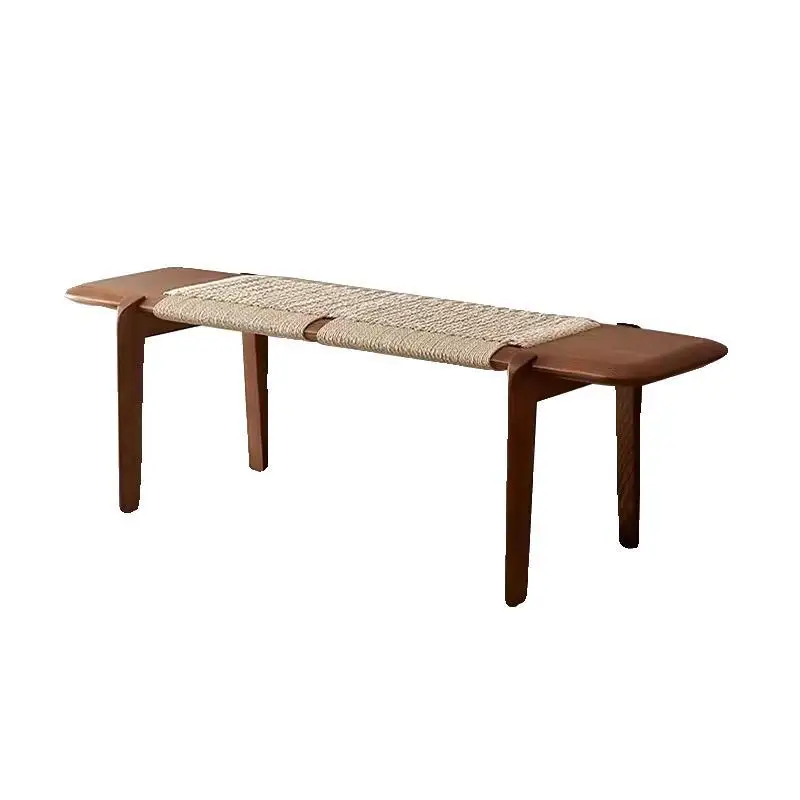 Banco medieval de cuerda de madera maciza personalizable