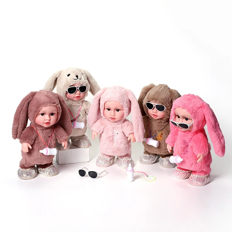 Simulation Electric Rebirth Doll Toys Eating Milk Bottles Walking Speaking with Songs Best Birthday Gift Doll Toys for Kids