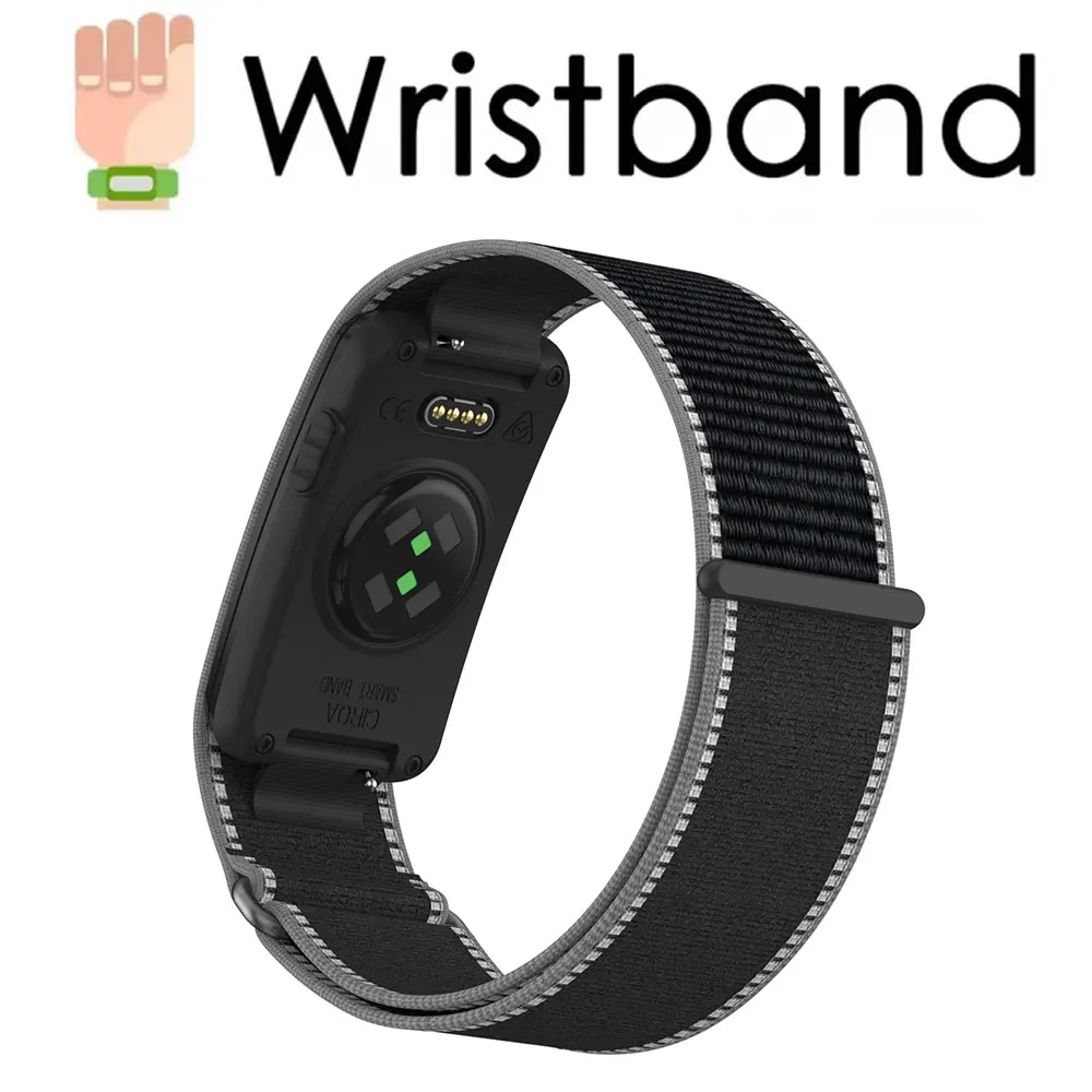 Nylon-Bizeps-Armband für Garmin CIRQA Smart Band, leicht, verstellbar, atmungsaktiv, Sport-Ersatzarmband für Garmin CIRQA