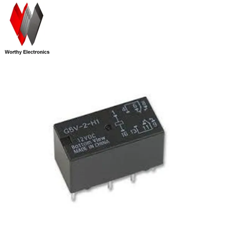 

Free shiping wholesale 10pcs/lot relay G5V-2-H1-12VDC