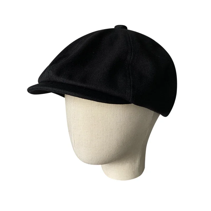 Newsboy Cap Men's Cotton Hat 8 Panel Hat Baker Caps Retro Gatsby Hats Casual Brand Cap Cabbie Apple Beret for Male NC20