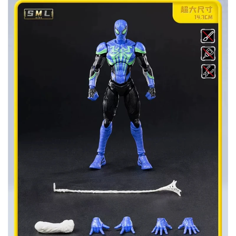New Blokees Marvel Rivals Rift Spider person Beyond Edition Building Block Figure Assembled Model Desktop Ornament Birthday Gift - view 6