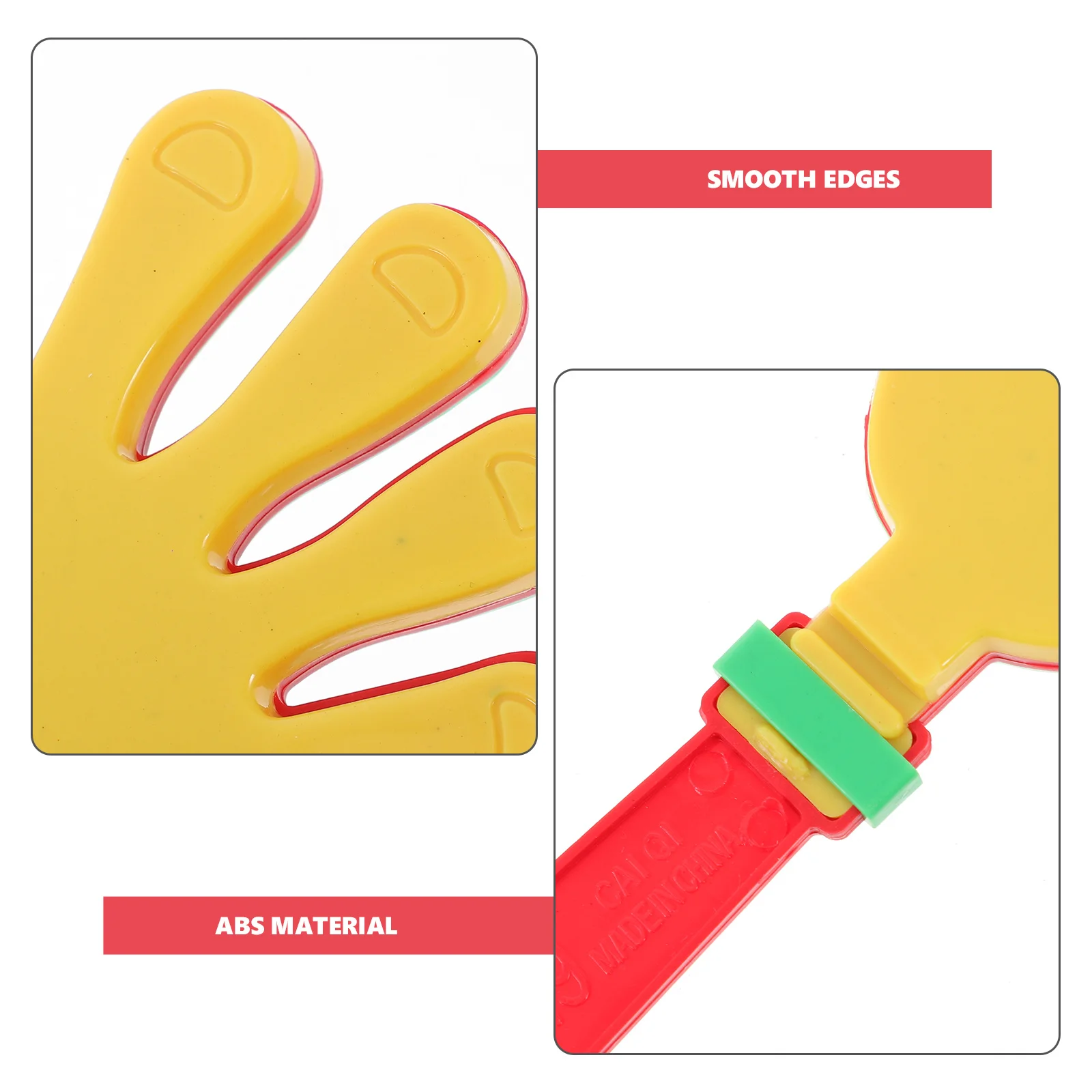 24 Peças de Clappers Portáteis Coloridos, Ideais para Concertos, Festivais e Entretenimento em Festas Infantis