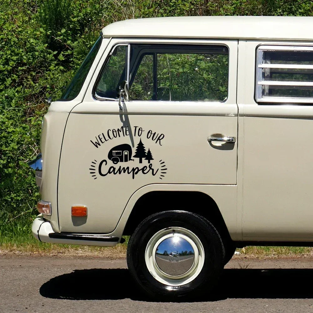 

1pc Campervan Large High Quality Grade Decals Adventure Camper Car Van Motorhome Stickers Accessories Decals Auto Accessories