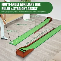 Perfect Practice Golf Putting Mat with Ball Return - Portable Practice Putting Green - Training Aid for Indoor, Outdoor Golf Pra 5