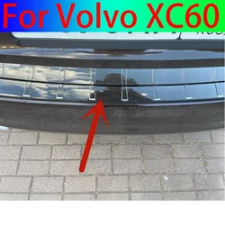 Rear Bumper Protector Sill Trunk Rear guard Tread Plate cover Trim For Volvo XC60 2018 2019 2020 2021 2022 Car styling