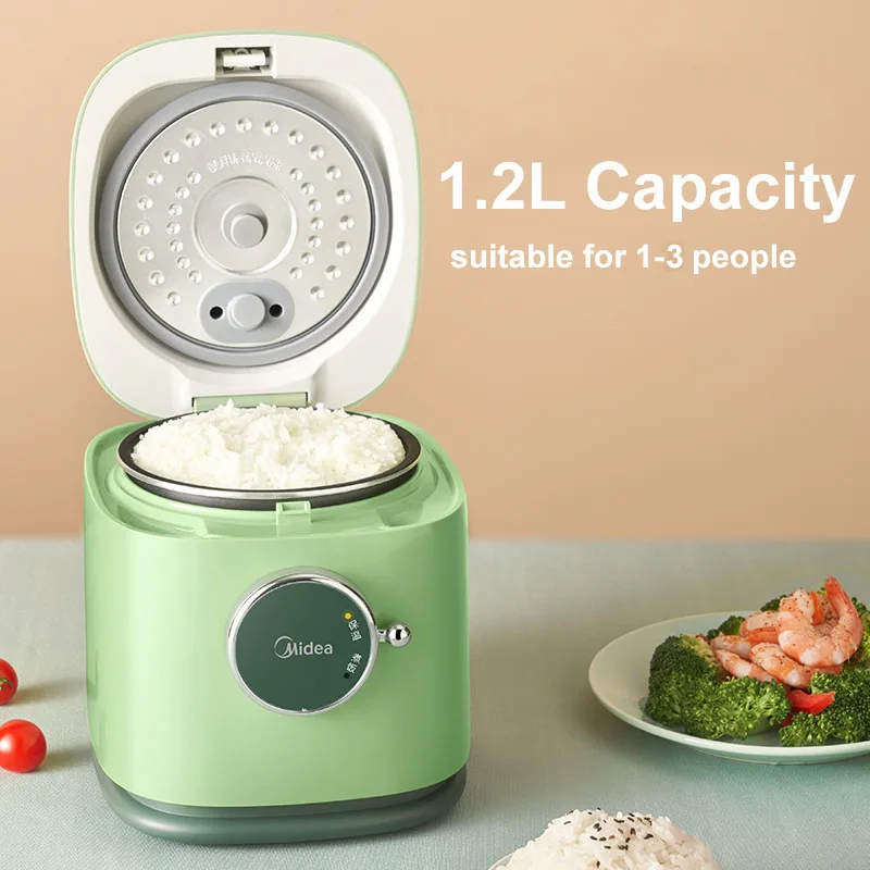 Midea Electric 1.2L Rice Cooker Mini 1-2 person single person household small multi-function Cooking Retro Smart Rice Cooker