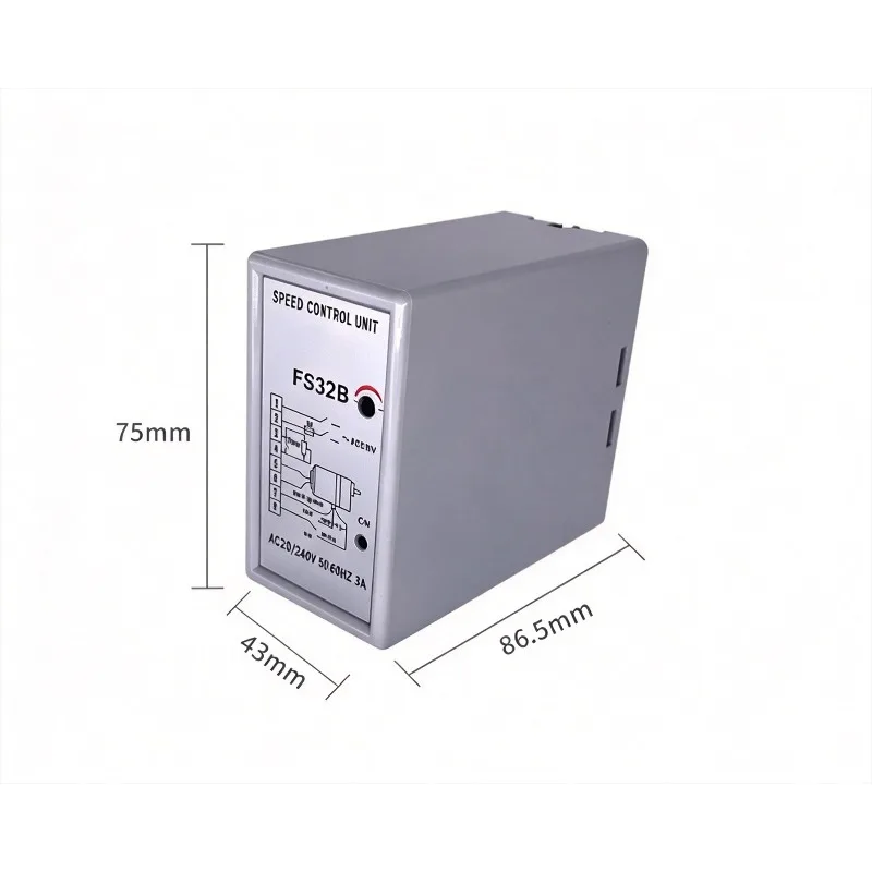 For Motor Governor FS32B AC 220V Single-phase Motor Controller SS-32 Separate Switch Split Embedded