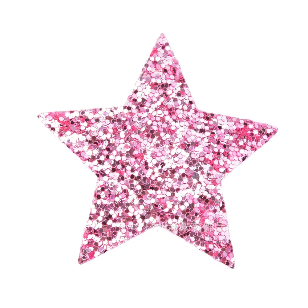 Engood 50pcs Flatback Embellishment Hot Melt Adhesive Star Rhinestone Clothing Shoes Hat Bag Glitter Apparel Sewing Decor Supply