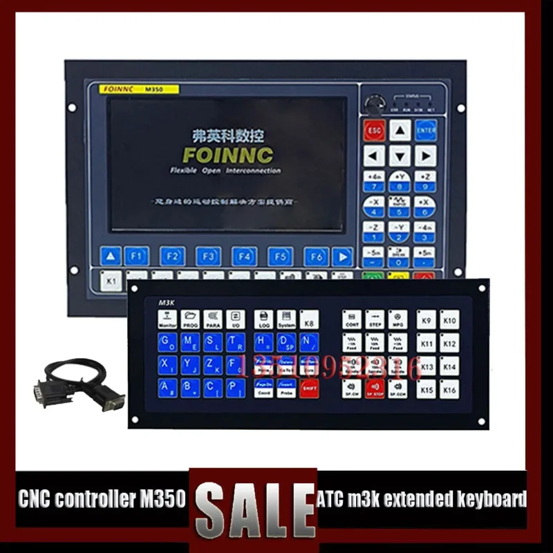 M350 /Ddcs-Expert 3/4/5 Axis G Code High Precision Cnc Engraving Machine Motion Controller   Atc Extended Keyboard