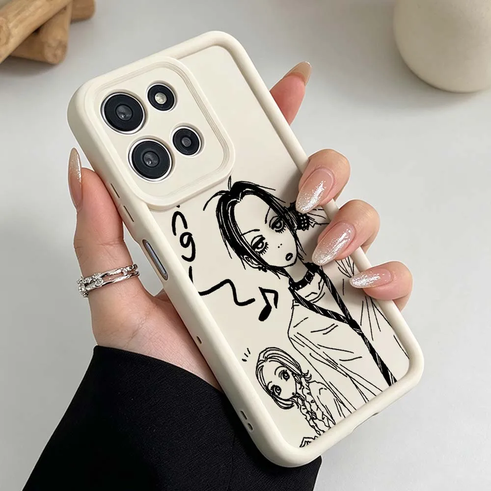 Popular Anime NANA Phone Case For Motorola Moto G86 G85 G75 G56 G06 Edge 70 60 50 Fusion Eye Ladder Silicone Cover view 4