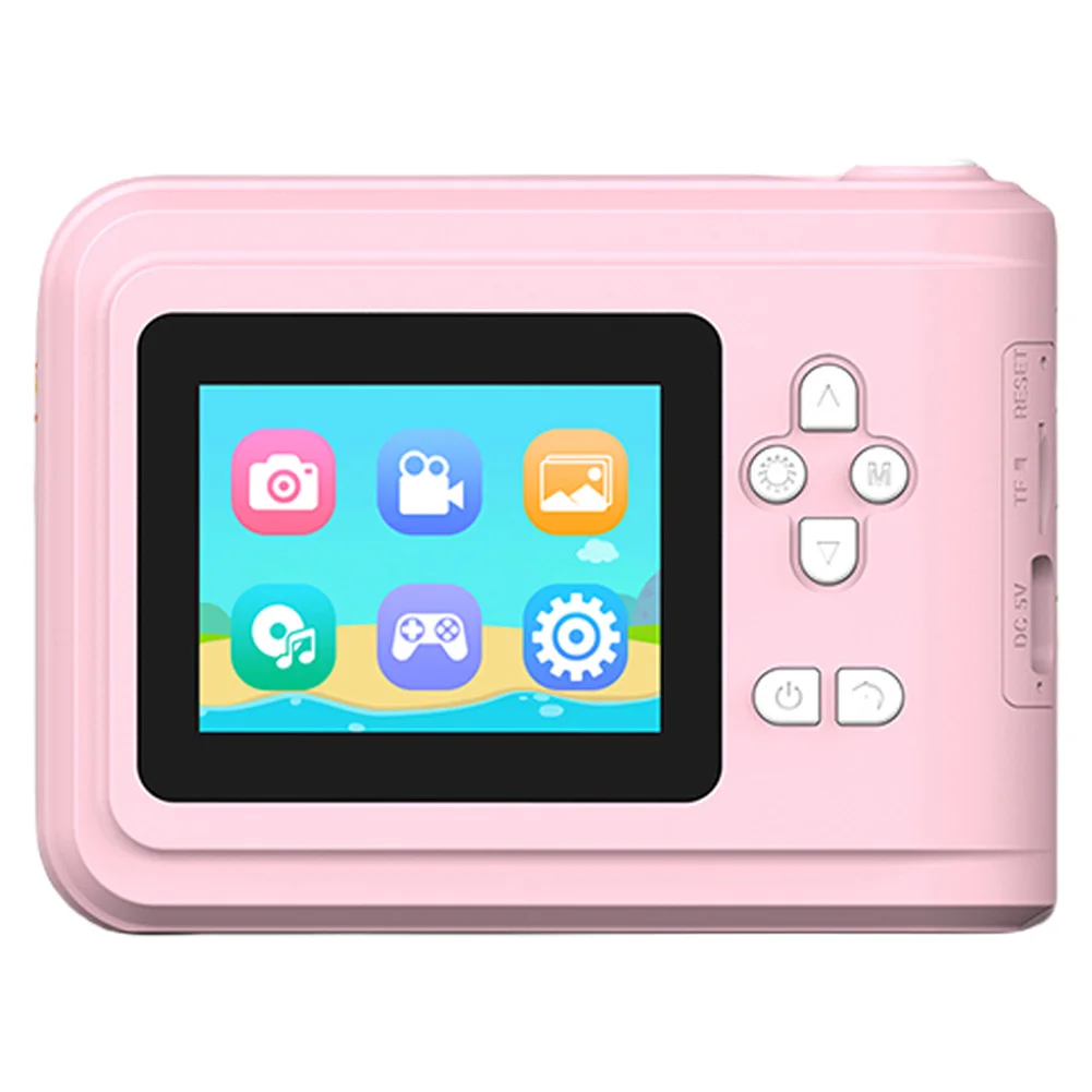 Câmera instantânea infantil 1080P com impressão de papel fotográfico Câmera de impressão térmica Carregamento USB Câmera de impressão instantânea para crianças de 3 a 12 anos