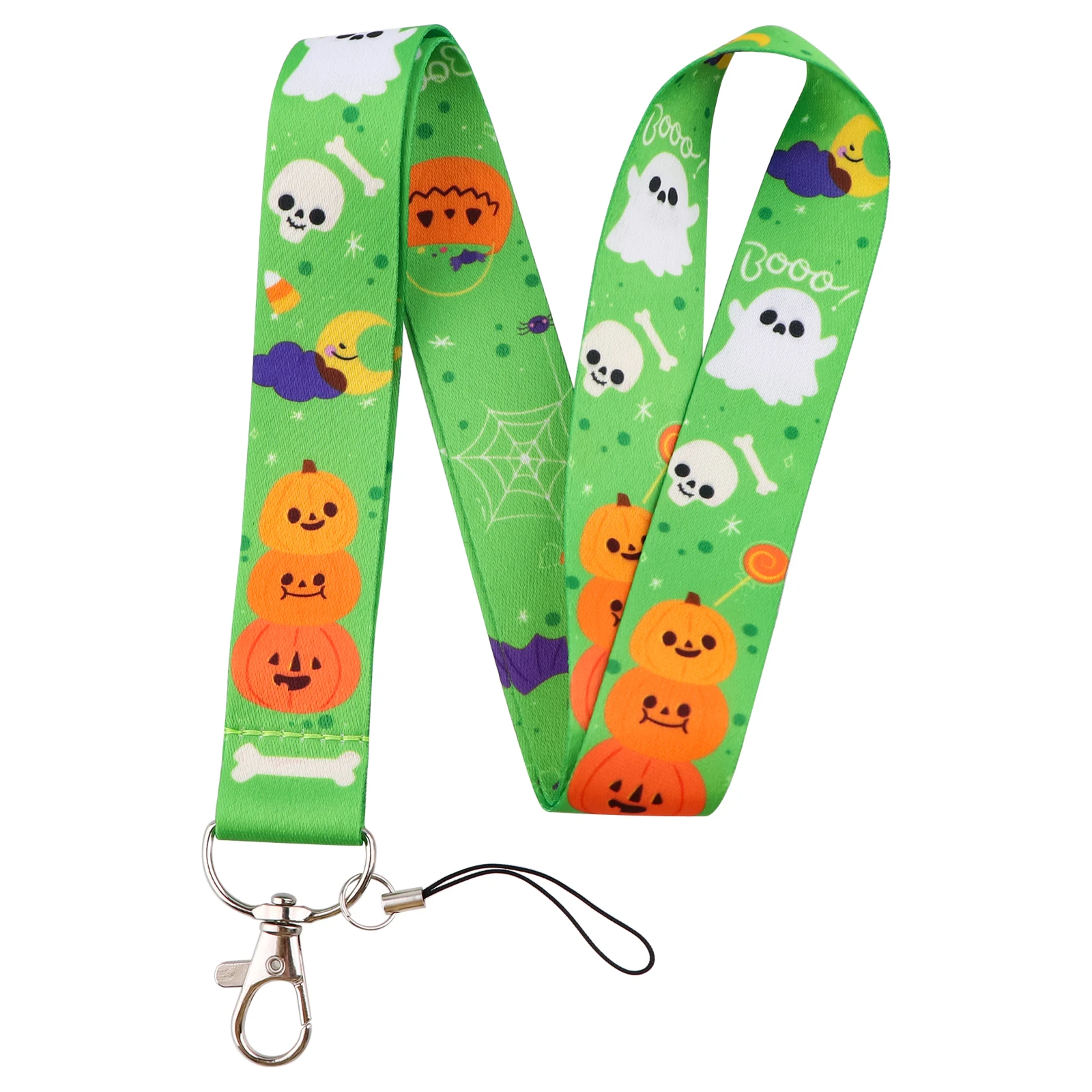 Ремешок на шею для детей, мультяшный шнурок серии Хэллоуин, веревка для ключей, аксессуары для подарка