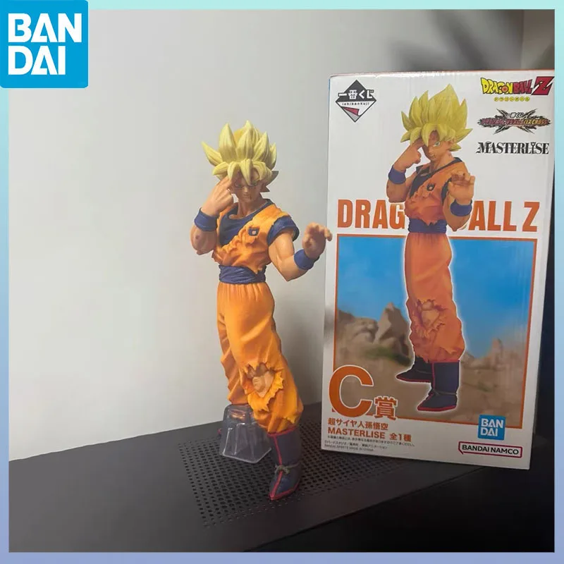 

BANDAI Ichiban Kuji Dragon Ball Masterlise C Prize Son Goku SSJ Combat Scene Collectible Model Model Decoration Model Toys New