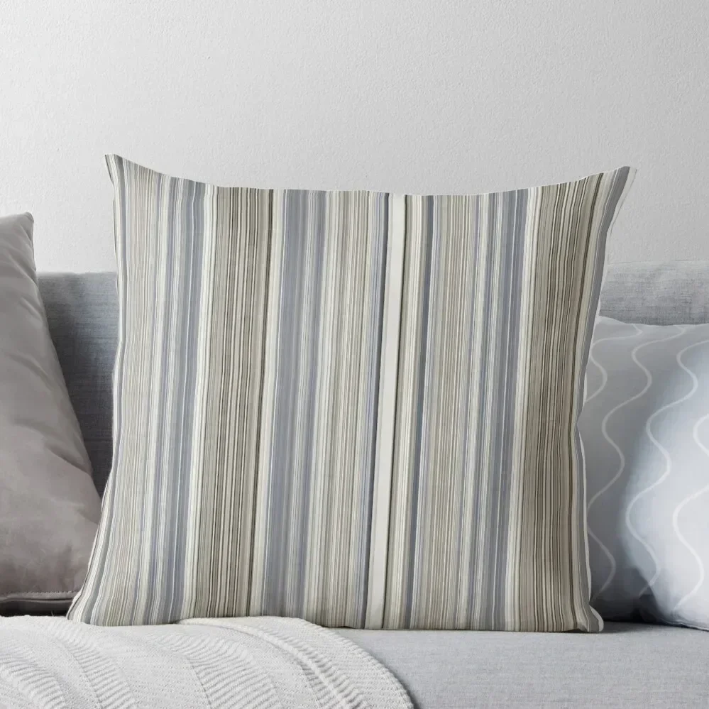 Blue Grey Tan Stripes Throw Pillow Couch Cushions Luxury Cushion Cover Christmas Pillow Covers pillow