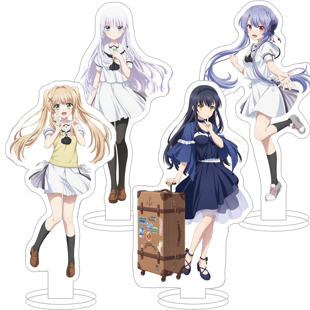 جيوب الصيف Shiroha Naruse Ao Sorakado Kamome Kushima Tsumugi Wenders الرسمية الاكريليك حامل سطح المكتب ديكور أنيمي السلع الهدايا #1